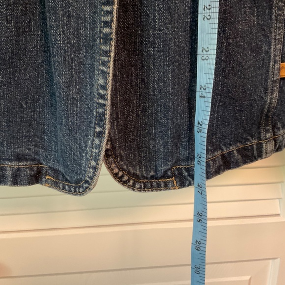 Vintage Liz Claiborne Blazer Style Denim Jacket - Picture 5 of 7